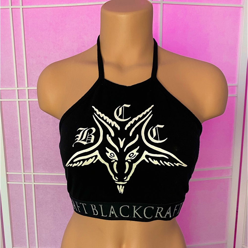 M Blackcraft Cult Black Halter Top